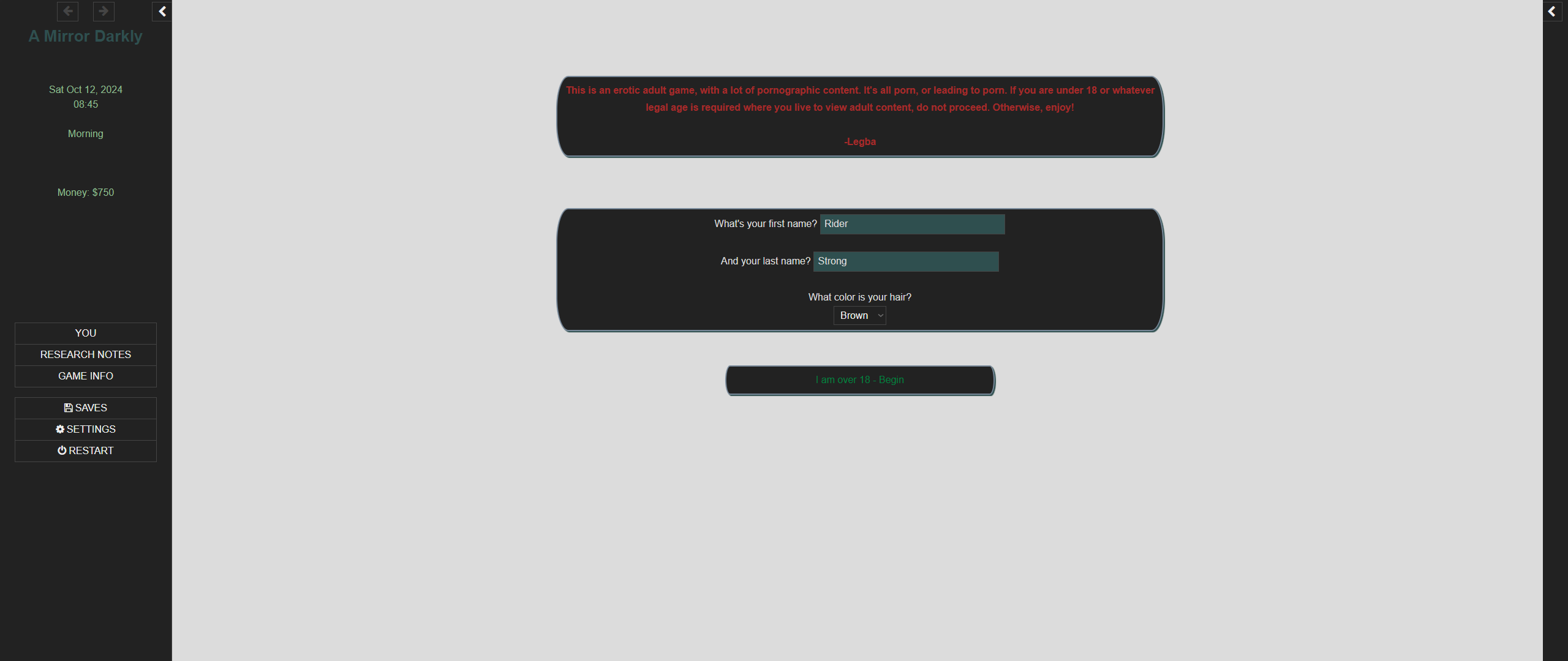 Loa: A Mirror Darkly v0.1.0