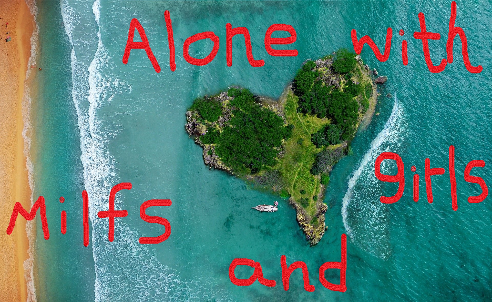 Alone in the milfy island with milfs and girls v1.0 release