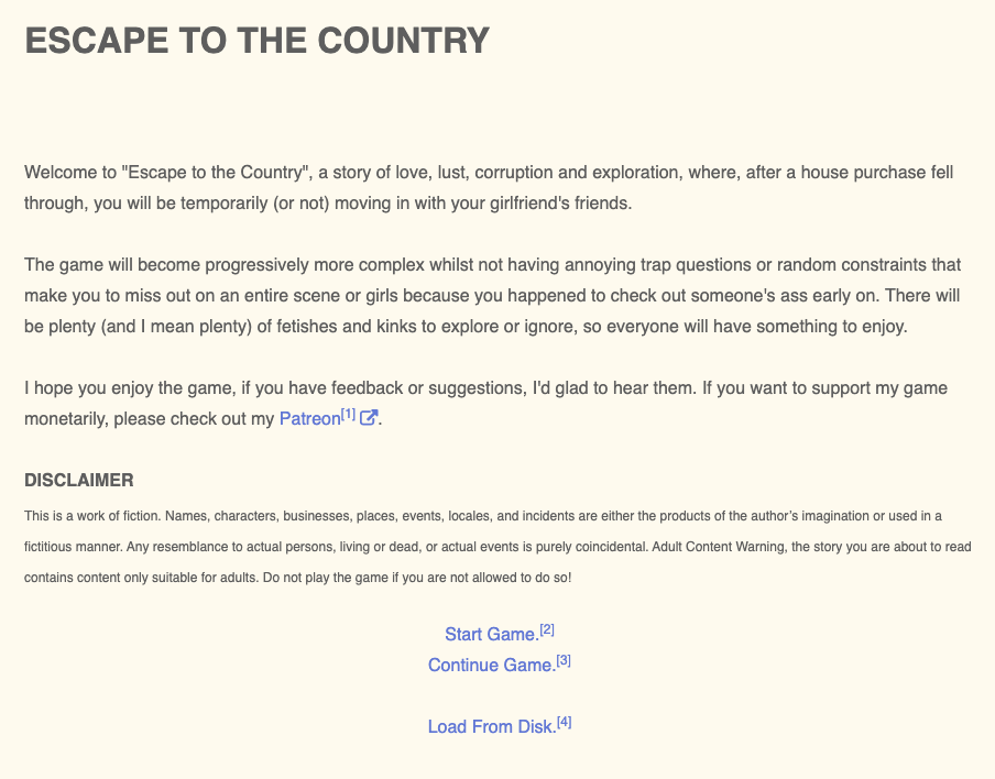 Escape to the Country