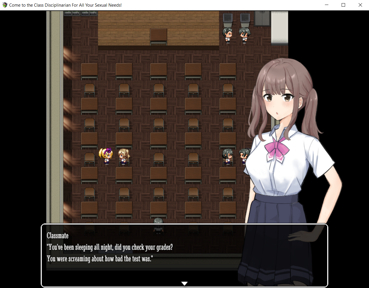 Come to the Class Disciplinarian For All Your Sexual Needs! poster