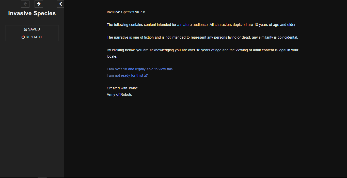 Invasive Species v0.9.7