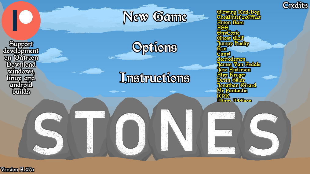 Stones v0.27A] [Maskopatol