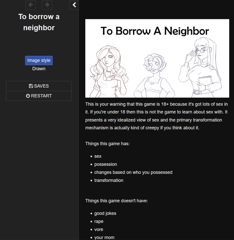 To Borrow a Neighbor v1.01 [COMPLETED]