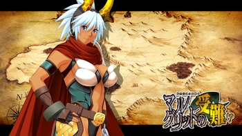 [Lune] Kasshoku Kyonyuu no Onna Senshi Marguerite no Junan!? screenshot 6