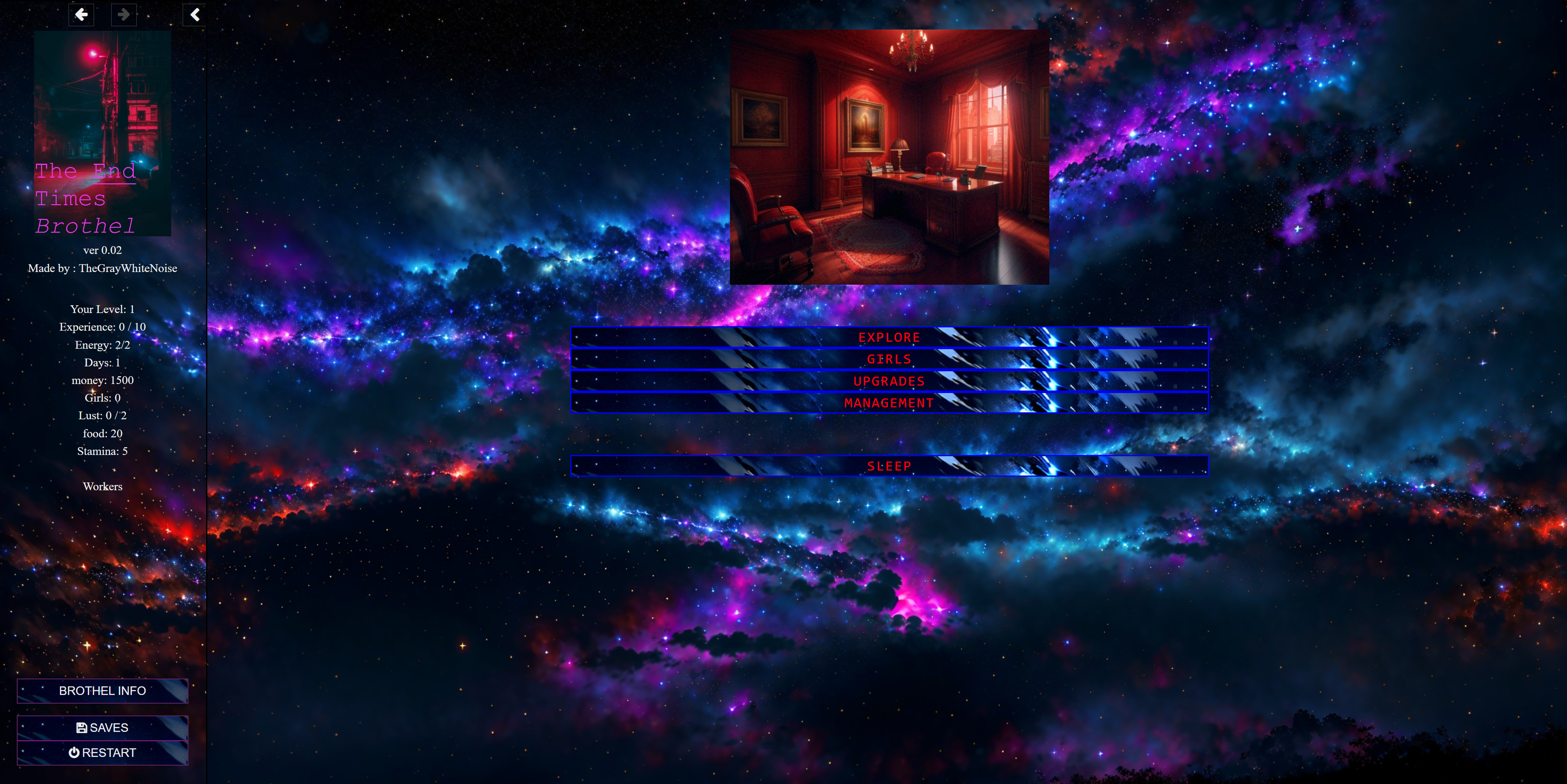 The End Times Brothel [v0.02] [TheGrayWhiteNoise] v0.02
