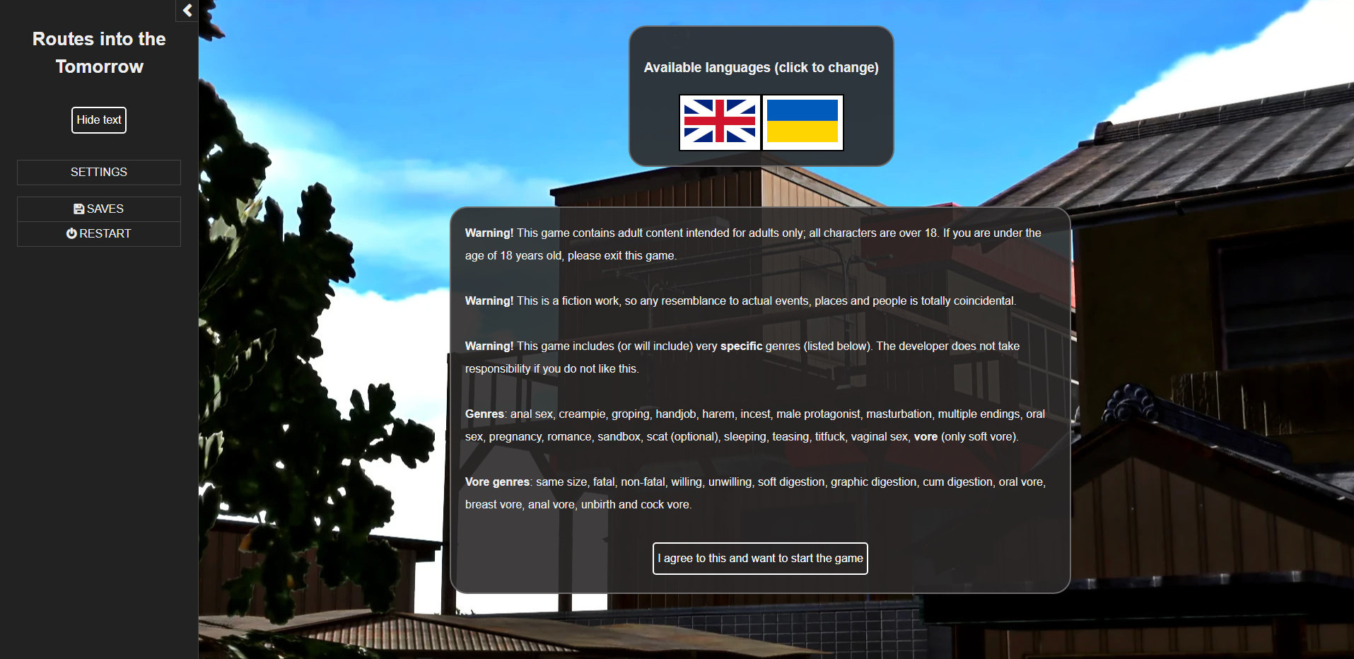 Routes into the Tomorrow [v0.01] [Voytsik] v0.01