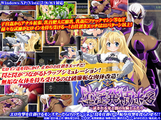Lust in the Maze of Trials: Test of She-Knights Light & Dark (Morning Star Rush poster