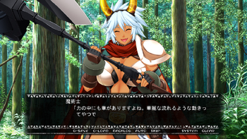 [Lune] Kasshoku Kyonyuu no Onna Senshi Marguerite no Junan!? screenshot 5