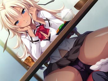Kuro Gyaru Musume to no In'yoku Soukan ~Honrou Sareru Chichioya no Seiyoku~ (Appetite) screenshot 0