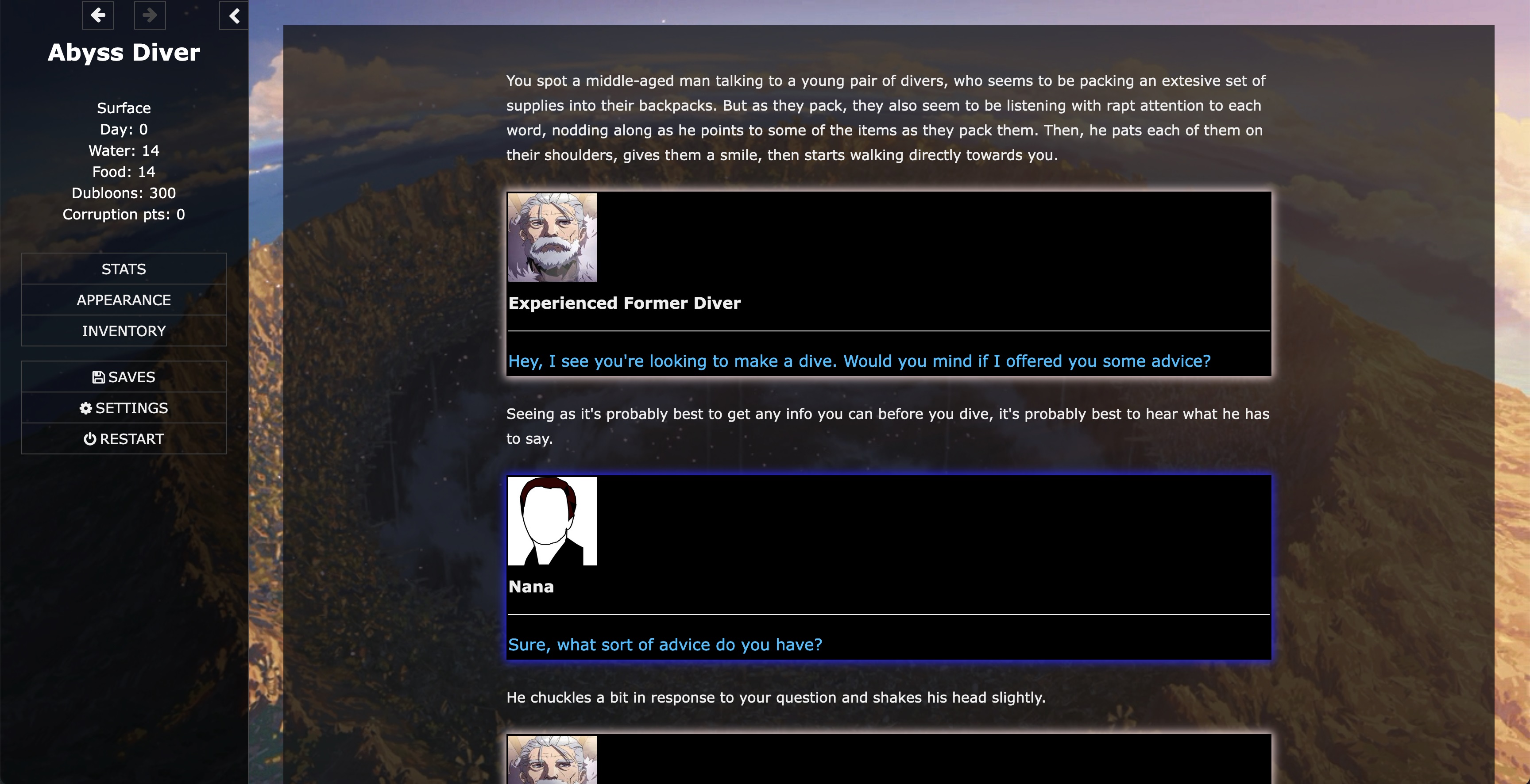 Abyss Diver Interactive [v0.9.6.1] [FloricSpacer] v0.9.6.1