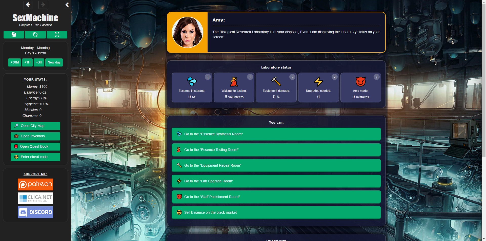 SexMachine. Chapter 1: The Essence [v1.0] [SupremeAI] v1.0