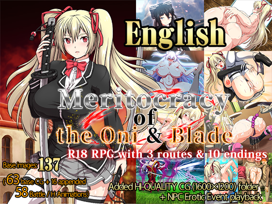 Meritocracy of the Oni & Blade poster